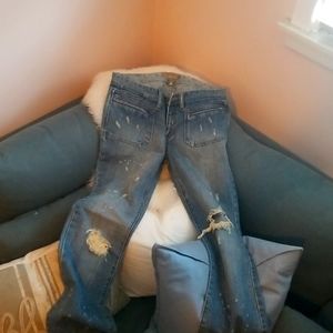 Abercrombie distressed jeans